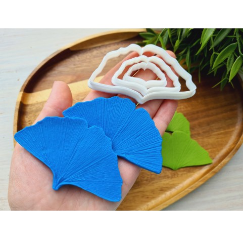 Silicone veiner, Ginkgo leaf, set B, set or individually