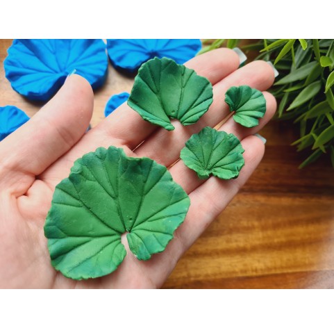 Silicone veiner, Geranium leaf, Set A, Set B or Set C, set or individually