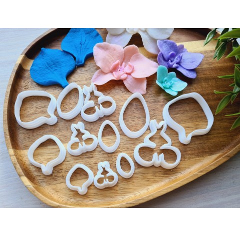 Silicone veiner, Orchid petal texture, style 2, Set A, Set B, Set C or Set D, set or individually