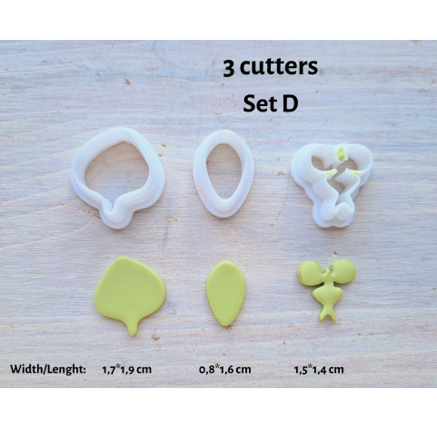 Silicone veiner, Orchid petal texture, style 2, Set A, Set B, Set C or Set D, set or individually