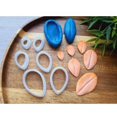 Silicone veiner, Tulip petal texture, style 2, Set A, set or individually