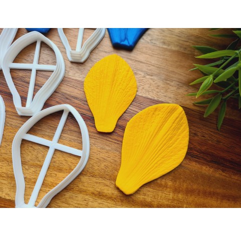 Silicone veiner, Lily petal texture, style 2, set or individually