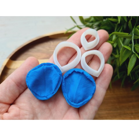 Silicone veiner, Rose petal texture, style 6, classic, set or individually