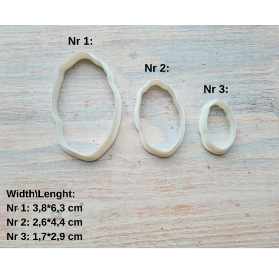 Silicone veiner, Tulip petal texture, style 3, set or individually
