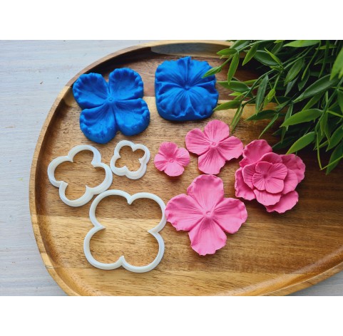 Silicone veiner, Flower texture, style 2, set or individually