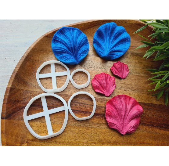 Silicone veiner, Petal texture, style 7, set or individually