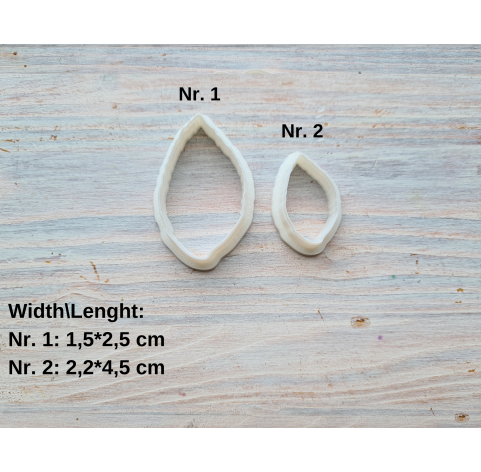Silicone veiner, Apple tree leaf, set or individually