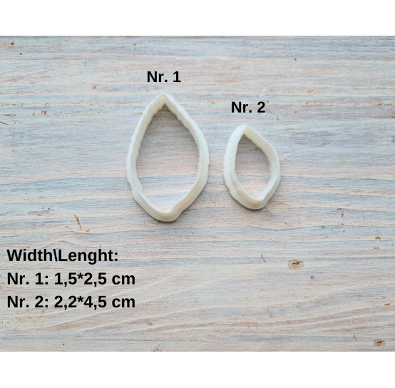 Silicone veiner, Apple tree leaf, set or individually