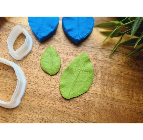 Silicone veiner, Apple tree leaf, set or individually
