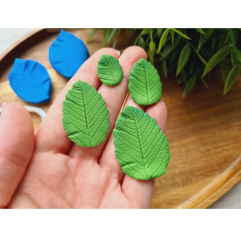 Silicone veiner, Rose leaf, style 3, set or individually