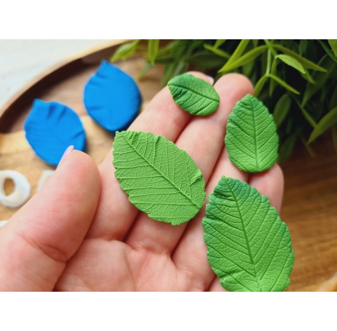 Silicone veiner, Rose leaf, style 3, set or individually