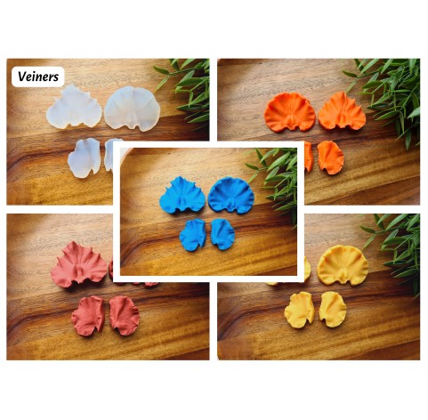 Silicone veiner, Colored peas, Set A, Set B, Set C or Set D, set or individually