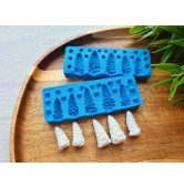 Silicone veiner, Muscari flower, 5 elements, ~ 2-2.6 cm, H:0.9-1.1 cm