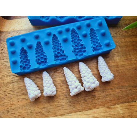 Silicone veiner, Muscari flower, 5 elements, ~ 2-2.6 cm, H:0.9-1.1 cm