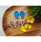 Silicone veiner, Hibiscus petal texture, style 2, set or individually