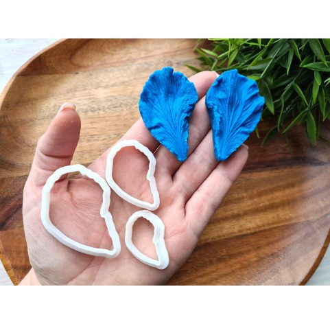 Silicone veiner, Hibiscus petal texture, style 2, set or individually