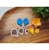 Silicone veiner, Hibiscus petal texture, style 3, set or individually