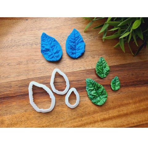 Silicone veiner, Hibiscus leaf, set or individually