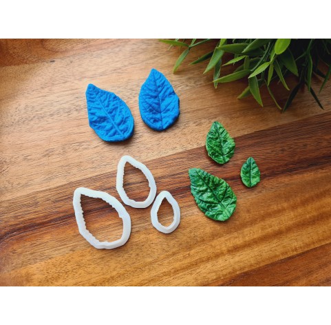 Silicone veiner, Hibiscus leaf, set or individually