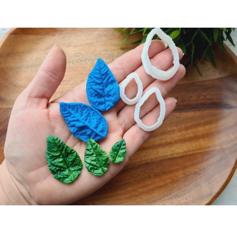 Silicone veiner, Hibiscus leaf, set or individually