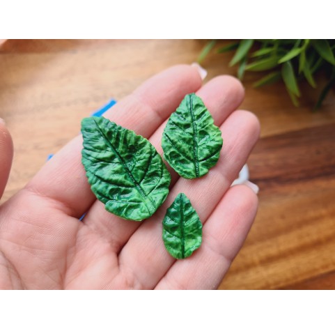 Silicone veiner, Hibiscus leaf, set or individually