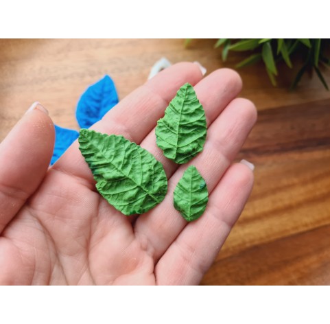 Silicone veiner, Hibiscus leaf, set or individually