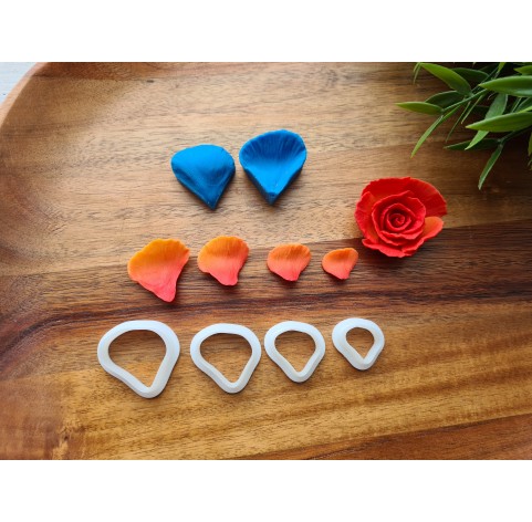 Silicone veiner, Petal texture, style 8, set or individually