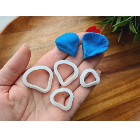 Silicone veiner, Petal texture, style 8, set or individually