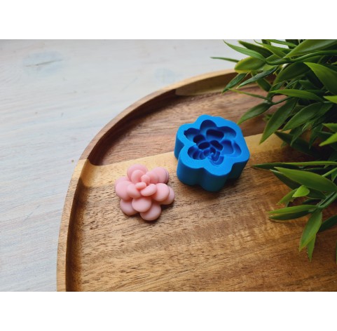 Silicone mold, Succulent, style 1, ~ Ø 2.5 cm, H:1.4 cm