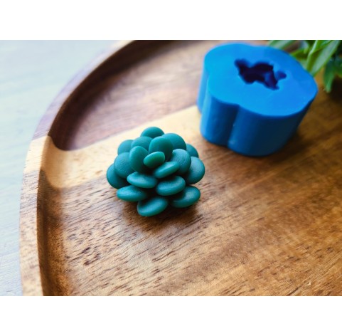 Silicone mold, Succulent, style 1, ~ Ø 2.5 cm, H:1.4 cm