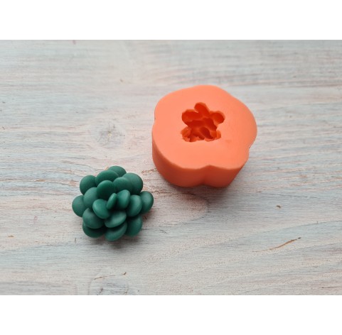 Silicone mold, Succulent, style 1, ~ Ø 2.5 cm, H:1.4 cm