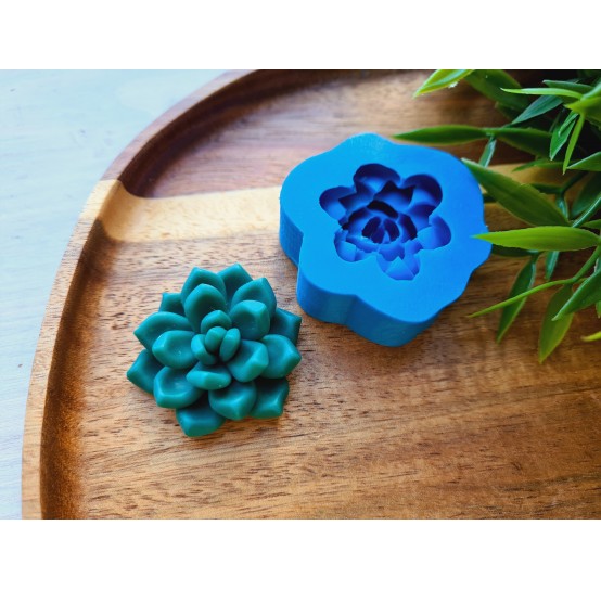 Silicone mold, Succulent, style 2, ~ Ø 3.4 cm, H:1.5 cm