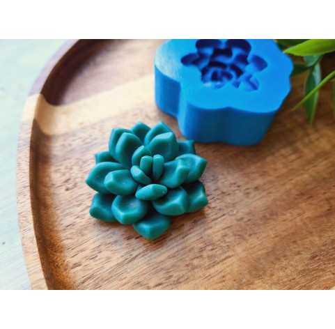 Silicone mold, Succulent, style 2, ~ Ø 3.4 cm, H:1.5 cm