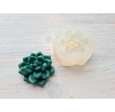 Silicone mold, Succulent, style 2, ~ Ø 3.4 cm, H:1.5 cm