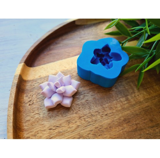 Silicone mold, Succulent, style 6, ~ Ø 3.2 cm, H:1.5 cm