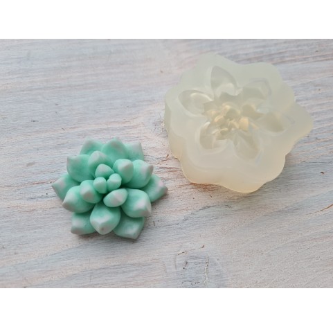 Silicone mold, Succulent, style 7, ~ Ø 4 cm, H:1.6 cm