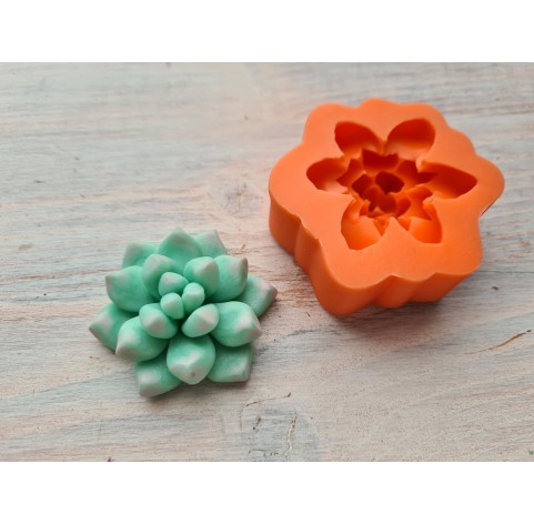 Silicone mold, Succulent, style 7, ~ Ø 4 cm, H:1.6 cm