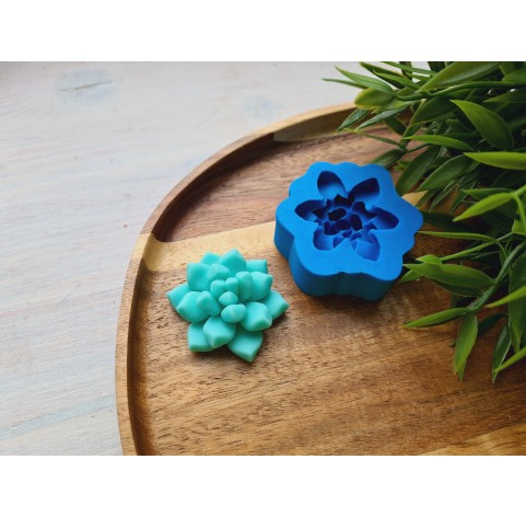 Silicone mold, Succulent, style 7, ~ Ø 4 cm, H:1.6 cm