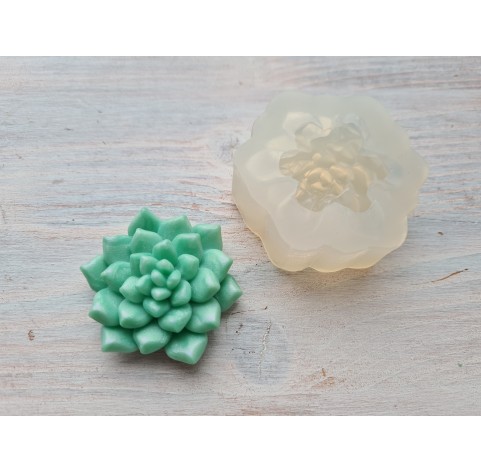 Silicone mold, Succulent, style 8, ~ Ø 4.1 cm, H:1.5 cm