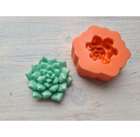 Silicone mold, Succulent, style 8, ~ Ø 4.1 cm, H:1.5 cm