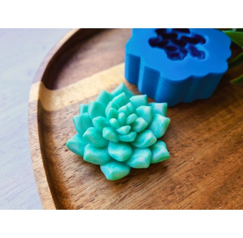 Silicone mold, Succulent, style 8, ~ Ø 4.1 cm, H:1.5 cm