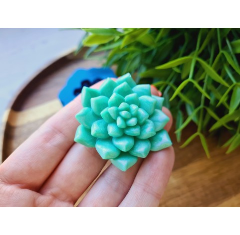 Silicone mold, Succulent, style 8, ~ Ø 4.1 cm, H:1.5 cm