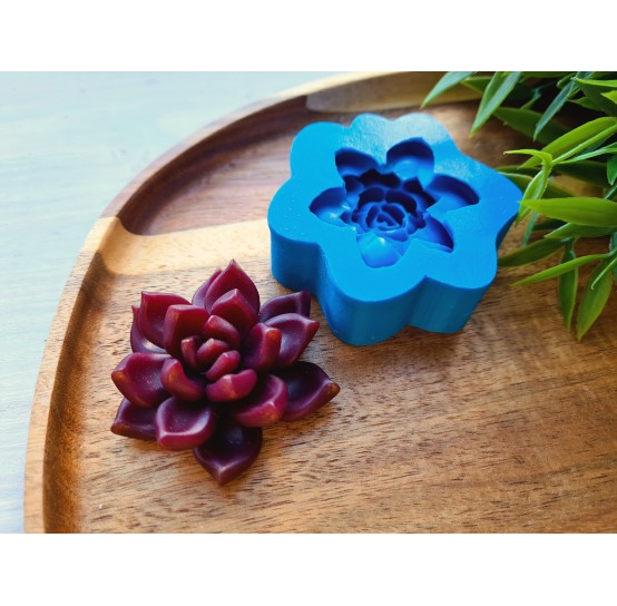 Silicone mold, Succulent, style 9, ~ Ø 4.8*5.3 cm, H:1.7 cm