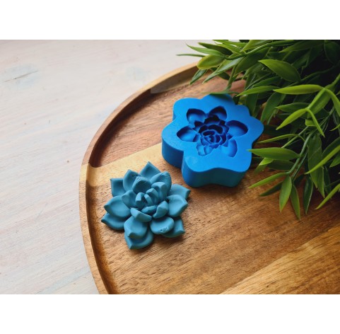Silicone mold, Succulent, style 9, ~ Ø 4.8*5.3 cm, H:1.7 cm