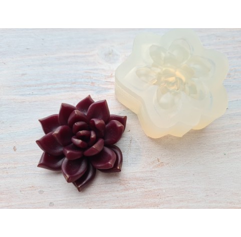 Silicone mold, Succulent, style 9, ~ Ø 4.8*5.3 cm, H:1.7 cm