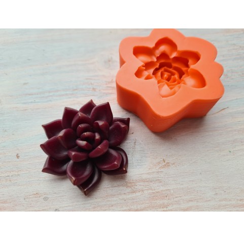 Silicone mold, Succulent, style 9, ~ Ø 4.8*5.3 cm, H:1.7 cm