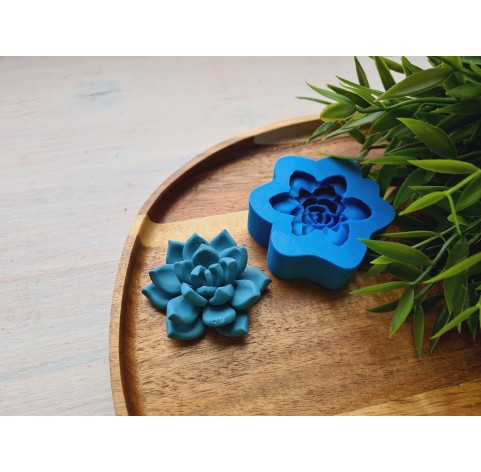 Silicone mold, Succulent, style 9, ~ Ø 4.8*5.3 cm, H:1.7 cm