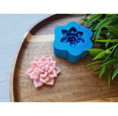 Silicone mold, Succulent, style 10, ~ Ø 3.7 cm, H:1.7 cm