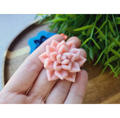 Silicone mold, Succulent, style 10, ~ Ø 3.7 cm, H:1.7 cm