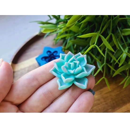 Silicone mold, Succulent, style 11, ~ Ø 3.6 cm, H:1.5 cm